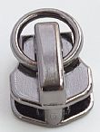 8# Auto Lock Metal Slider with SMO Logo+Ring Puller (Rack Plating)