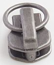 8# Auto Lock Metal Slider with SMO Logo+Ring Puller (Barrel Plating)