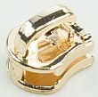 3# Metal Slider  Non Lock Snap on Type (Rack Plating)