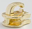5# Metal Slider with Lock Snap on Type(Rack Plating)