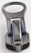 Auto Lock Metal Slider with Almond-shaped Puller (Rack Plating.)