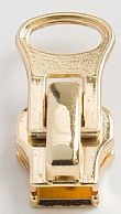 Auto Lock  Metal Slider with Almond-shaped  Puller(Rack Platng)