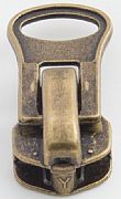 Auto Lock Metal Slider with Almond-shaped Puller (Barrel Plating)
