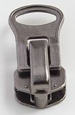 Auto Lock  Metal Slider with Almond-shaped  Puller(Barrel Platng)