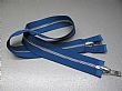 T5 White Brass Swiss Teeth 2W Open End Reversible Slider Metal Zipper